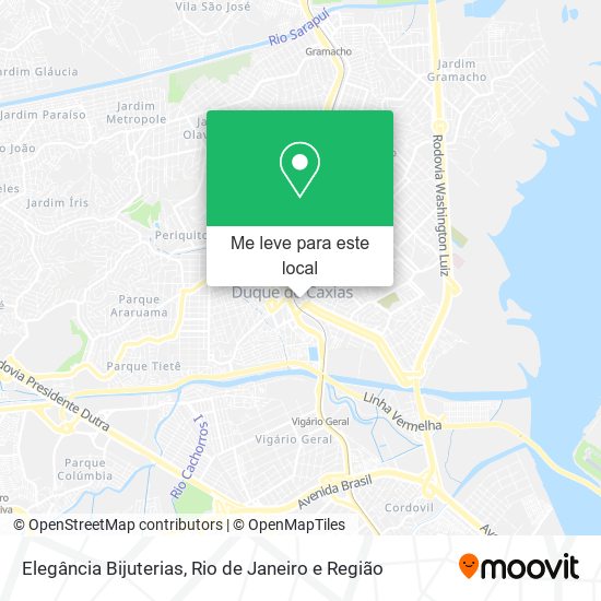 Elegância Bijuterias mapa