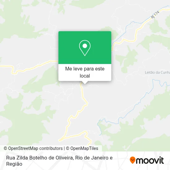 Rua Zilda Botelho de Oliveira mapa
