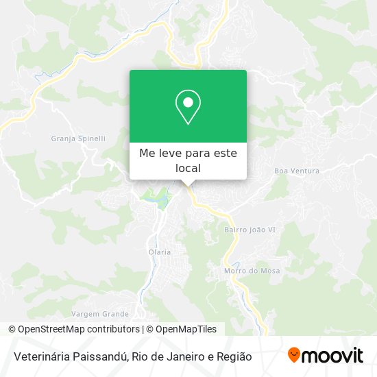 Veterinária Paissandú mapa