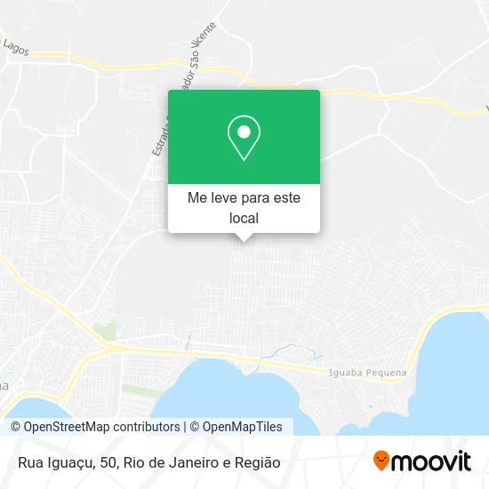 Rua Iguaçu, 50 mapa