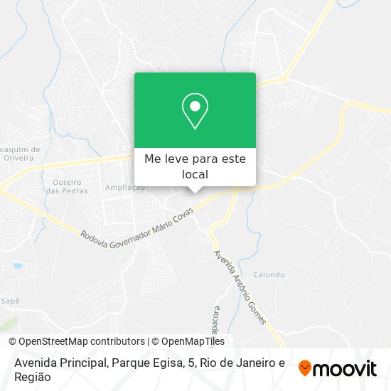 Avenida Principal, Parque Egisa, 5 mapa