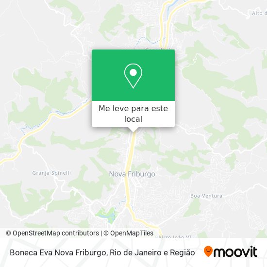 Boneca Eva Nova Friburgo mapa
