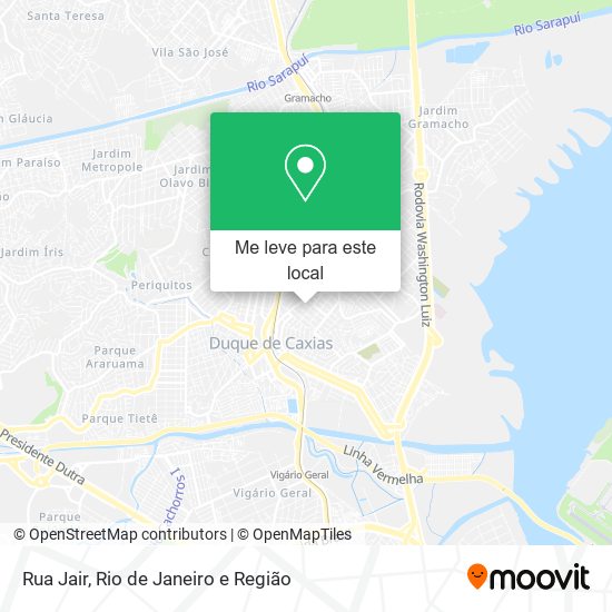 Rua Jair mapa