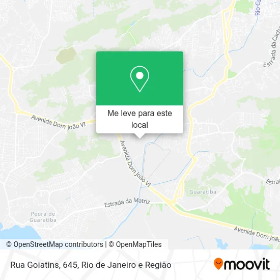 Rua Goiatins, 645 mapa
