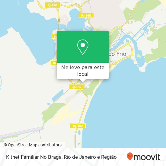 Kitnet Familiar No Braga mapa