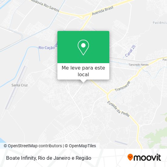 Boate Infinity mapa
