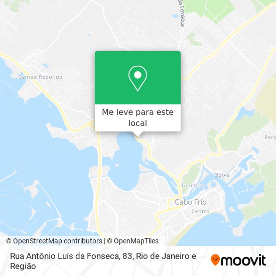 Rua Antônio Luís da Fonseca, 83 mapa