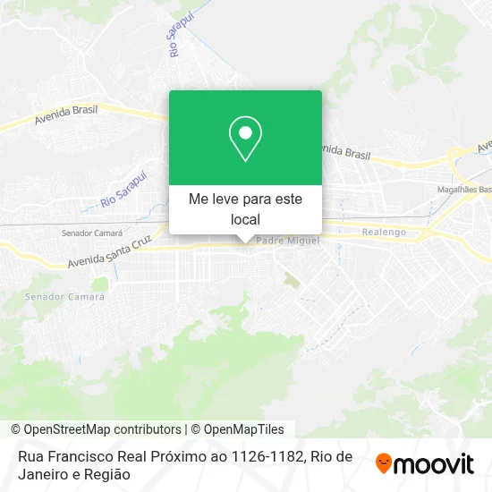 Rua Francisco Real Próximo ao 1126-1182 mapa