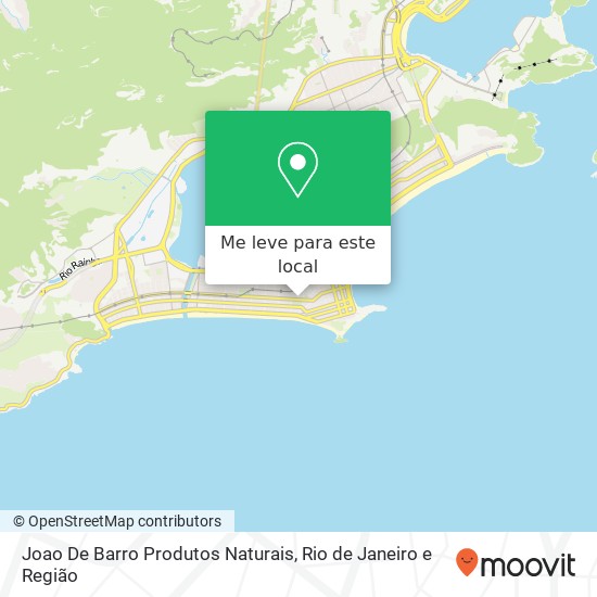 Joao De Barro Produtos Naturais mapa