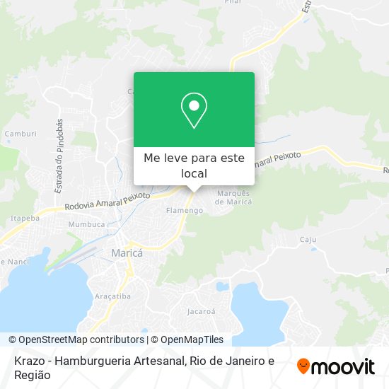 Krazo - Hamburgueria Artesanal mapa
