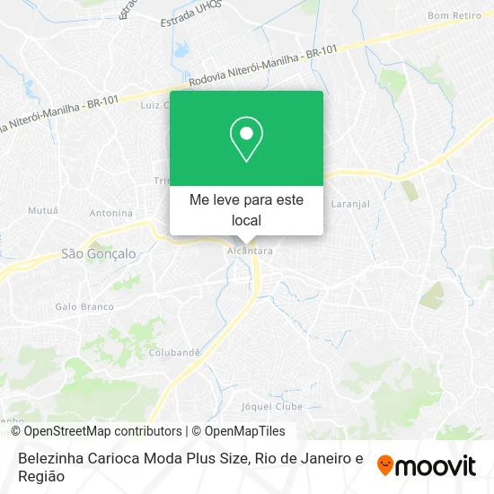 Belezinha Carioca Moda Plus Size mapa