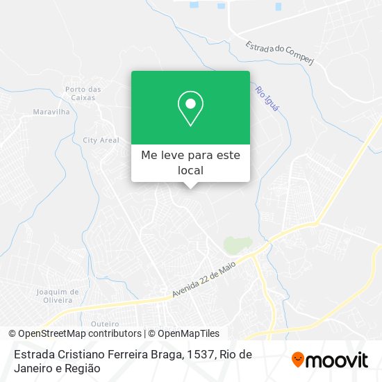Estrada Cristiano Ferreira Braga, 1537 mapa