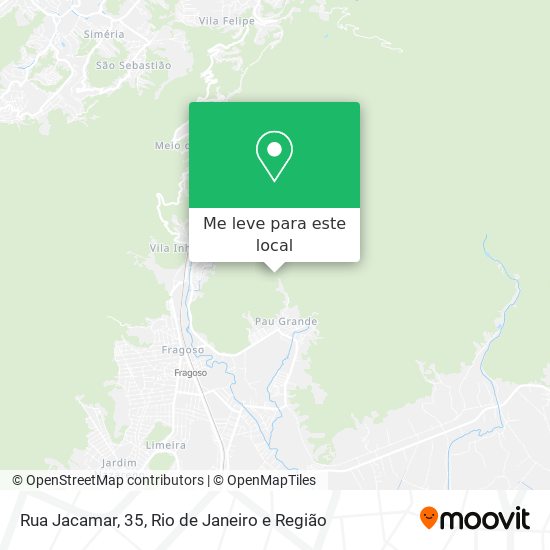 Rua Jacamar, 35 mapa