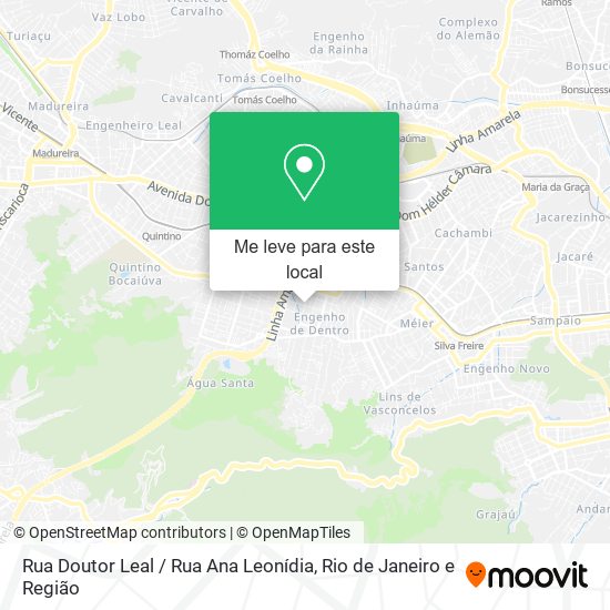 Rua Doutor Leal / Rua Ana Leonídia mapa