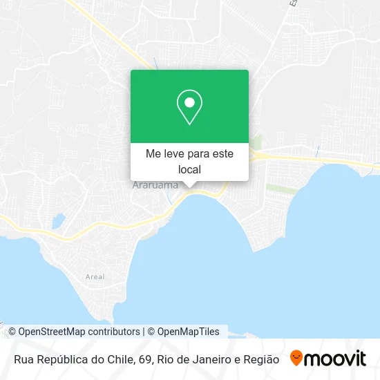 Rua República do Chile, 69 mapa