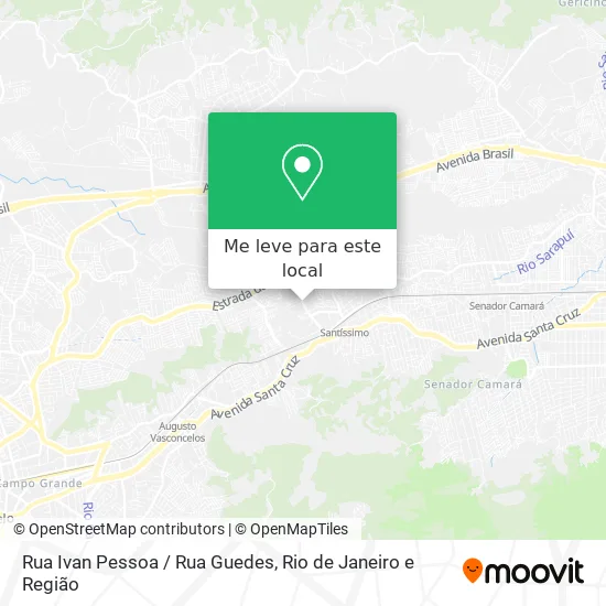 Rua Ivan Pessoa / Rua Guedes mapa