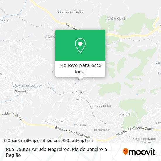 Rua Doutor Arruda Negreiros mapa
