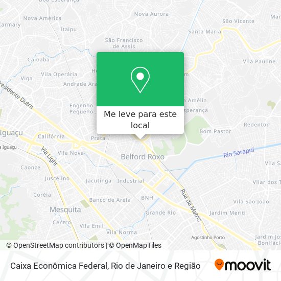 Caixa Econômica Federal mapa