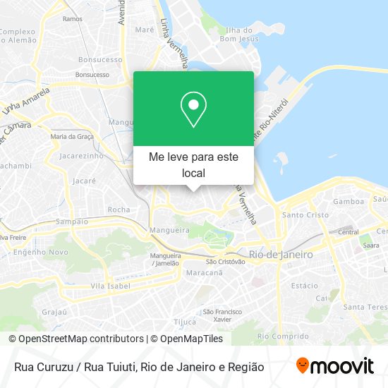 Rua Curuzu / Rua Tuiuti mapa
