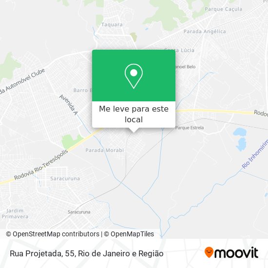 Rua Projetada, 55 mapa