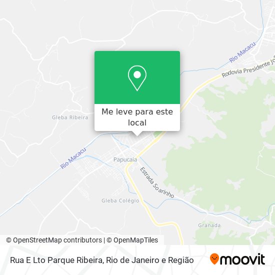 Rua E Lto Parque Ribeira mapa