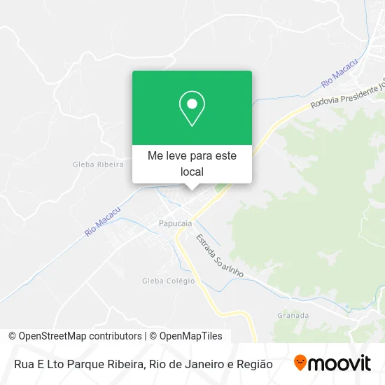 Rua E Lto Parque Ribeira mapa