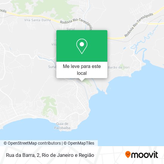 Rua da Barra, 2 mapa