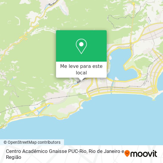 Centro Acadêmico Gnaisse PUC-Rio mapa