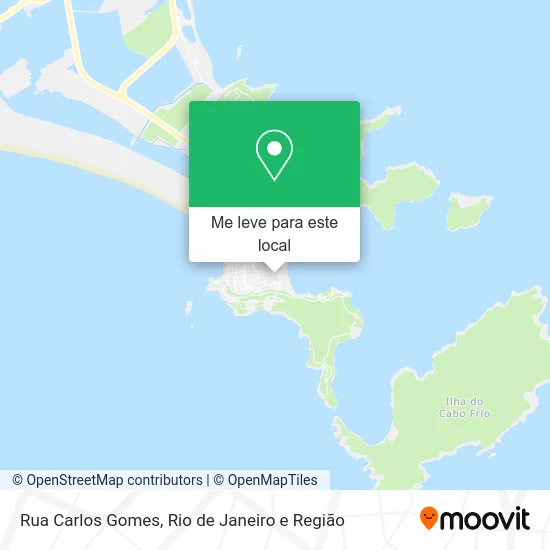 Rua Carlos Gomes mapa