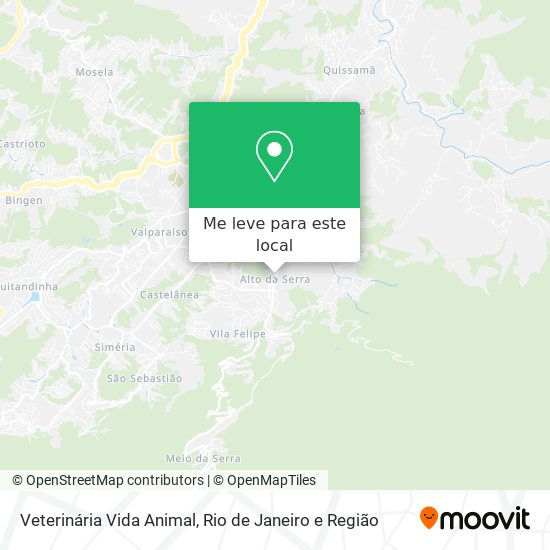 Veterinária Vida Animal mapa