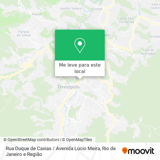 Rua Duque de Caxias / Avenida Lúcio Meira mapa