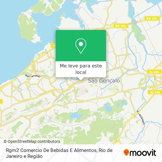 Rgm2 Comercio De Bebidas E Alimentos mapa