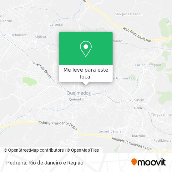 Pedreira mapa