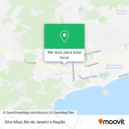 Sítio Maui mapa
