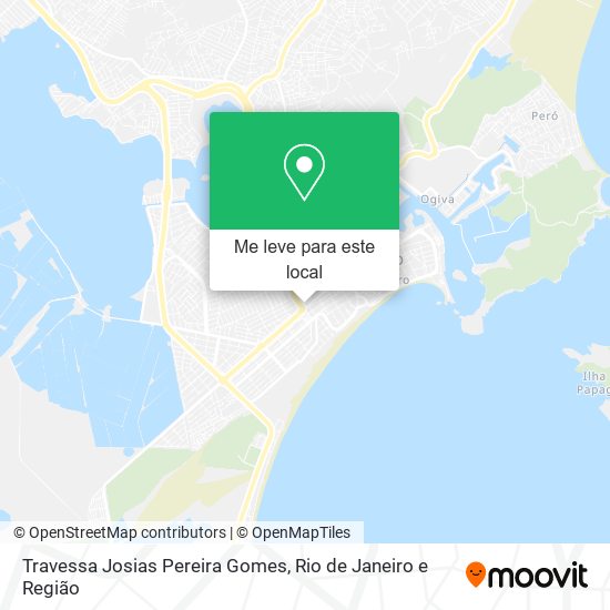 Travessa Josias Pereira Gomes mapa