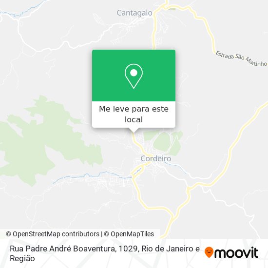Rua Padre André Boaventura, 1029 mapa