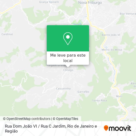 Rua Dom João VI / Rua C Jardim mapa