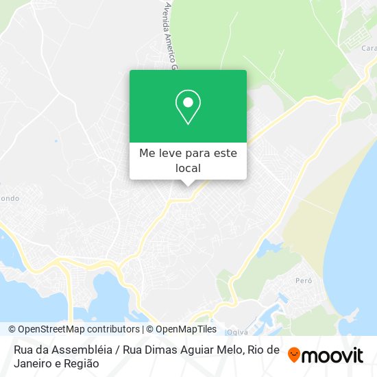 Rua da Assembléia / Rua Dimas Aguiar Melo mapa