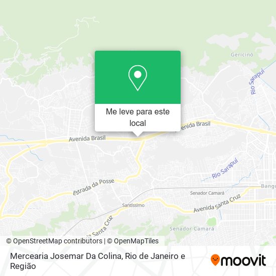 Mercearia Josemar Da Colina mapa