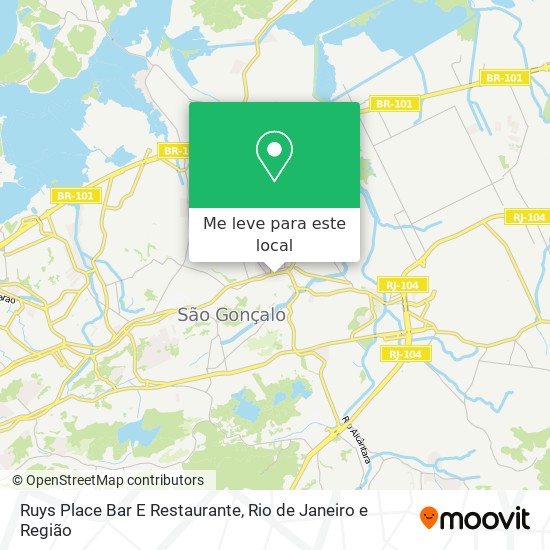 Ruys Place Bar E Restaurante mapa