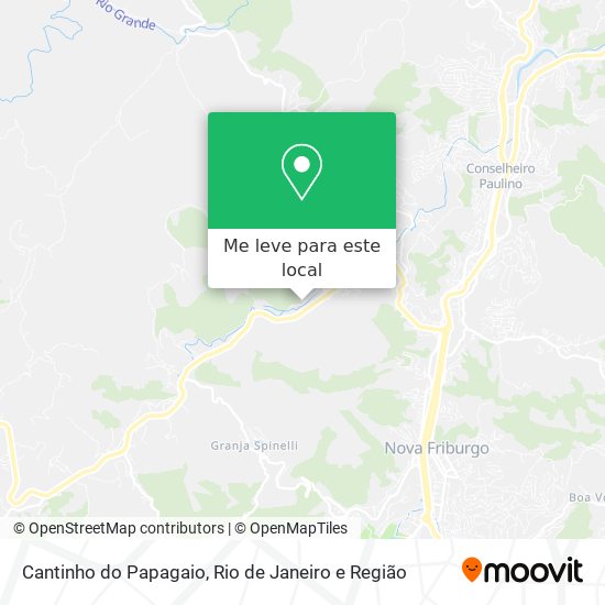 Cantinho do Papagaio mapa