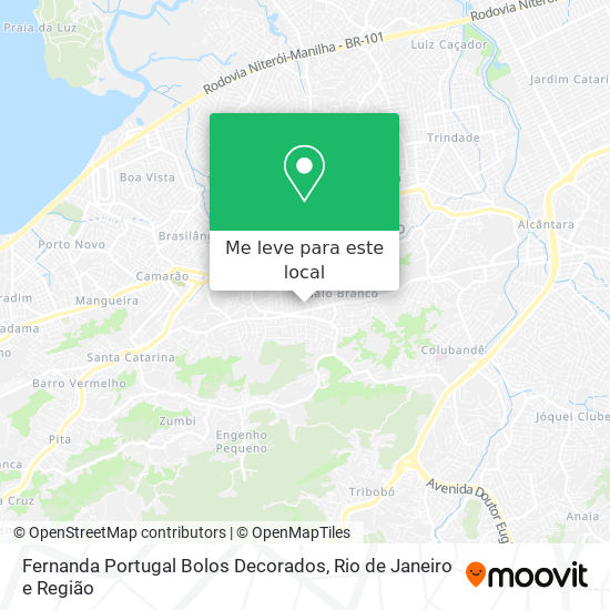 Fernanda Portugal Bolos Decorados mapa