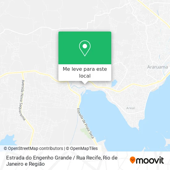 Estrada do Engenho Grande / Rua Recife mapa
