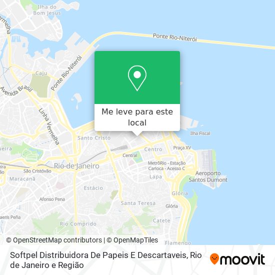 Softpel Distribuidora De Papeis E Descartaveis mapa
