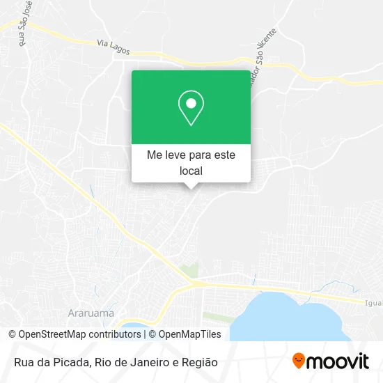 Rua da Picada mapa