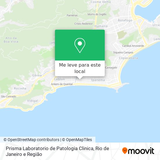 Prisma Laboratorio de Patologia Clinica mapa