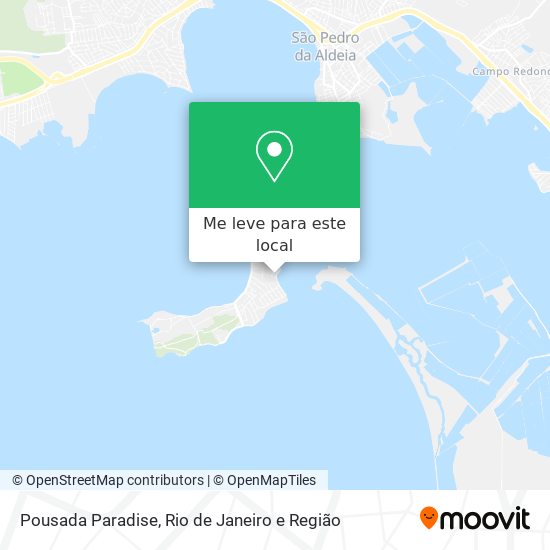 Pousada Paradise mapa