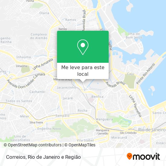Correios mapa
