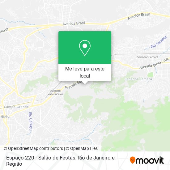 Espaço 220 - Salão de Festas mapa