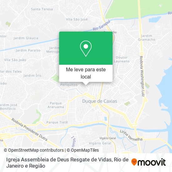 Igreja Assembleia de Deus Resgate de Vidas mapa